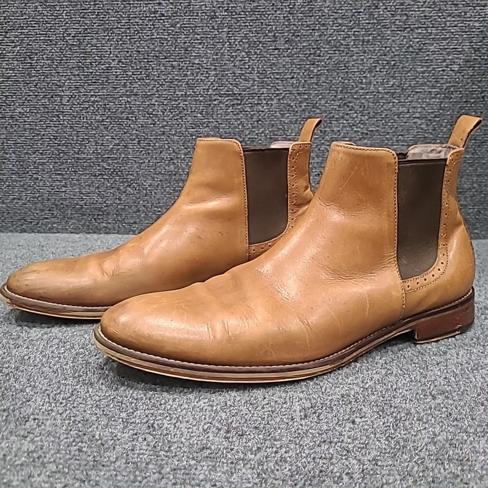 Johnston & Murphy Chelsea Boot 59-2070 Tan Men's 10.5D